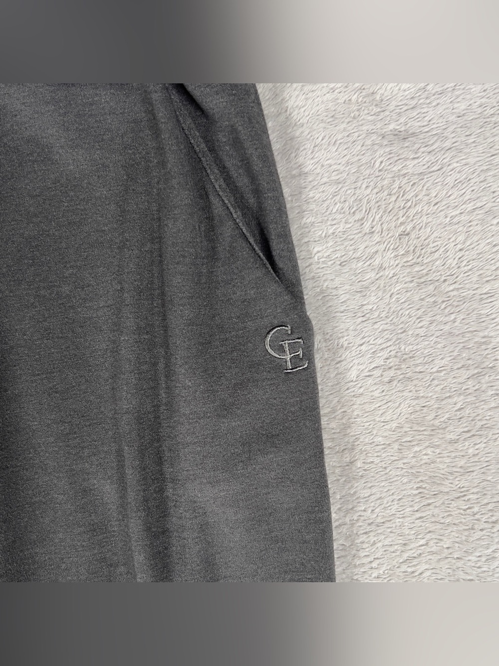 Cozy Earth Brushed Bamboo Joggers Women's Small Charcoal Lounge Pants Comfy Soft - Picture 4 of 11